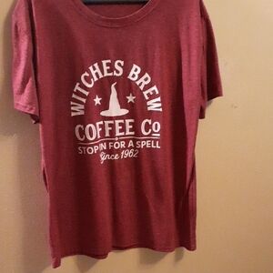 Witches Brew Coffee Co Red Short Sleeve Tee